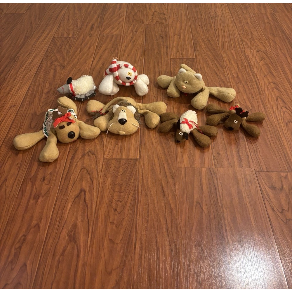 Vintage Hallmark Small Holiday Animal Plushes